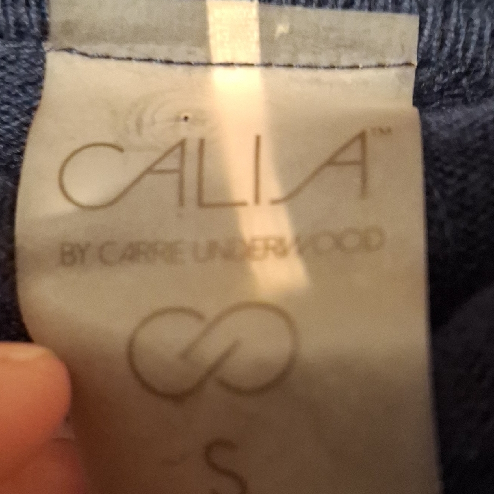 CALIA by Carrie Underwood Dark Blue Hooded Sweater S - Picture 2 of 11